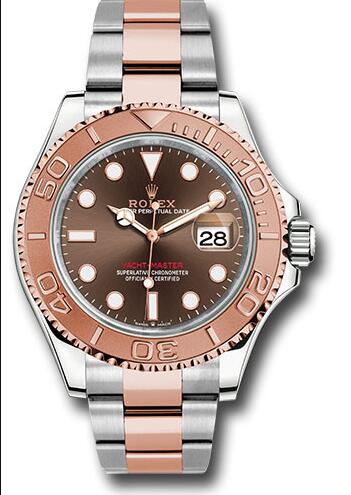 Replica Rolex 126621 Steel and Everose Gold Yacht-Master 40 Watch Chocolate Dial 3235 Movement